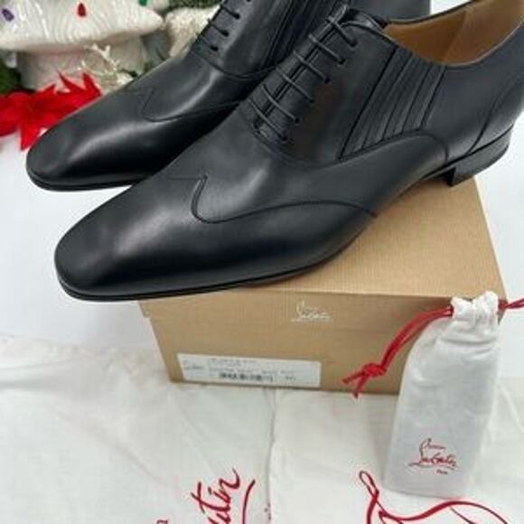 Men's Christian Louboutin my AMOR lace up Oxford's size 46 made in Italy - Picture 10 of 12